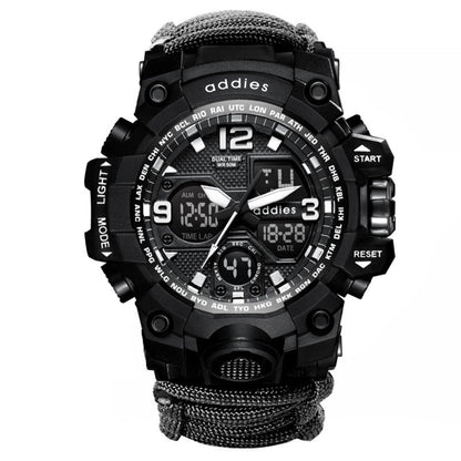 Multifunctional Sports Watch Outdoor Mountaineering Tactical Men's Waterproof