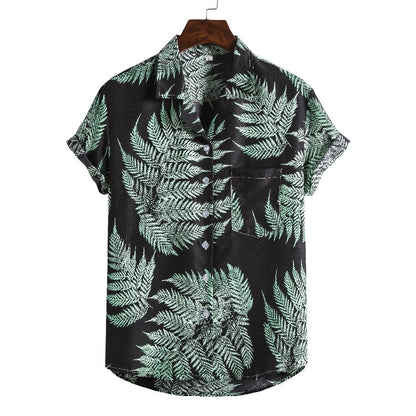 Men Short Sleeved Beach Apparel