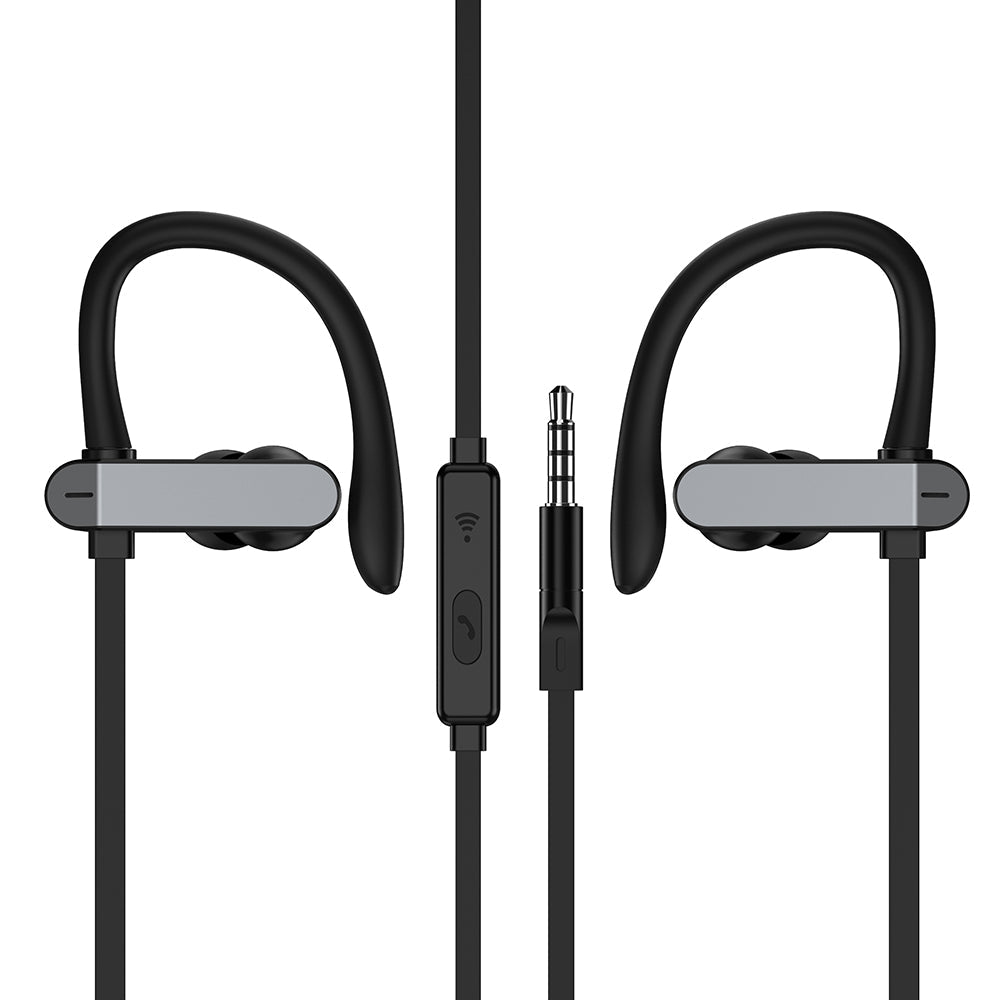 Compatible avec les écouteurs PTM TS27 Sport Running Anti-chute Oreillette Casque stéréo avec micro pour téléphone Xiaomi universel