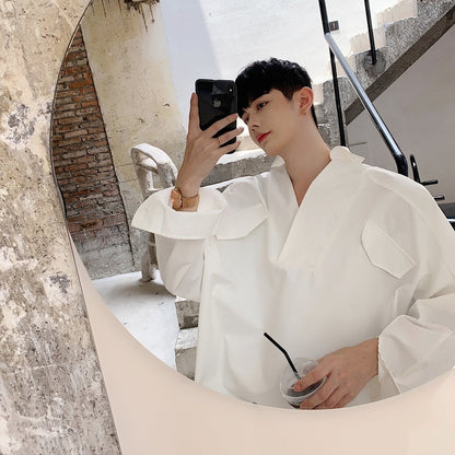 Men Long Sleeve Loose Apparel
