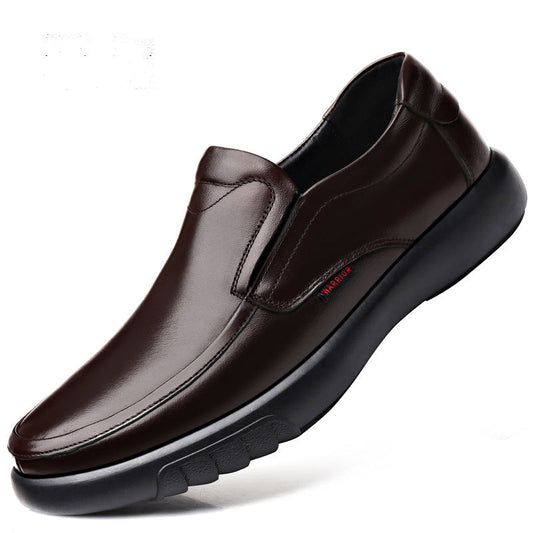 Chaussures en cuir décontractées grandes tailles pour hommes