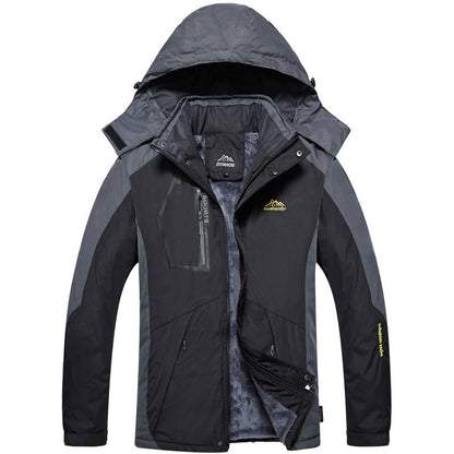 New Winter Outdoor Stormsuit Men's Detachable Waterproof
