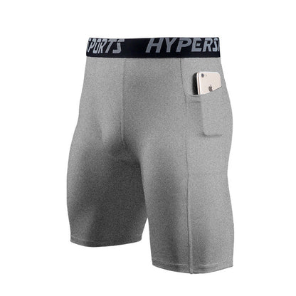 Tight-fitting High Elastic Pocket Cycling Shorts Quick-drying Plus Size