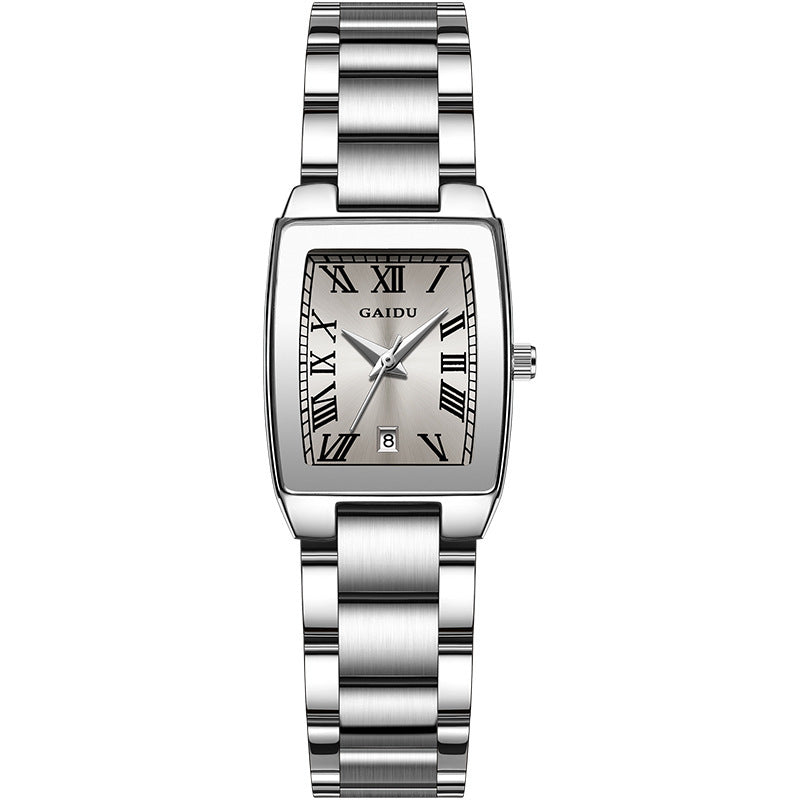 Special Interest Light Luxury Vintage Wine Bucket Waterproof Women's Watch