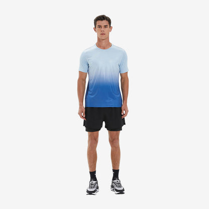 Sports Short Sleeve Men's Quick-drying Elastic Breathable Wicking Round Neck Muscle