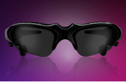 Bluetooth Audio Smart Glasses with Polarized UV400 Lenses | Wireless Stereo Music & Hands-Free Calling Sunglasses
