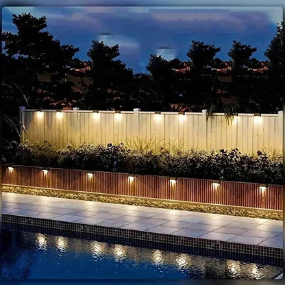 Waterproof Solar LED Deck & Stair Lights – Outdoor Step Lighting for Garden & Patio