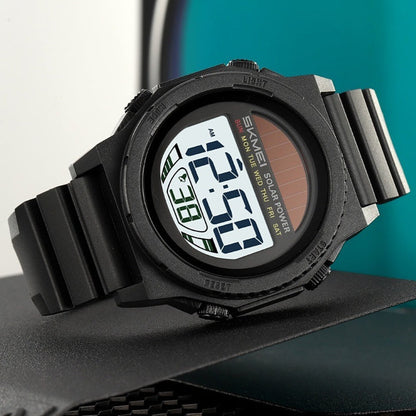 Fashion Solar Multifunctional Waterproof Watch