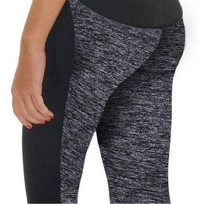 Leggings de talla grande con paneles múltiples y realce de cadera