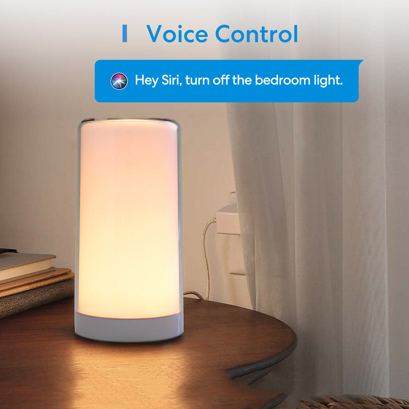 Lámpara de noche inteligente de ambiente con luz de color