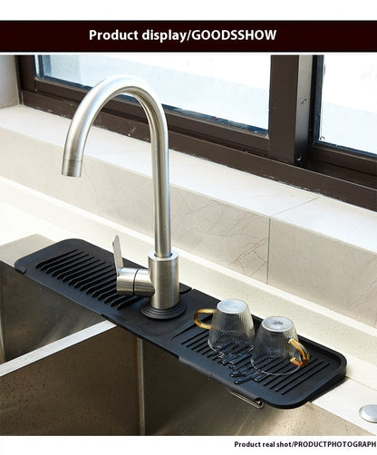 Oversized Silicone Faucet Splash & Drain Pad