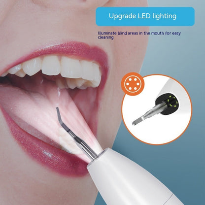 Limpiador dental ultrasónico con seguimiento visual de frecuencia para el hogar