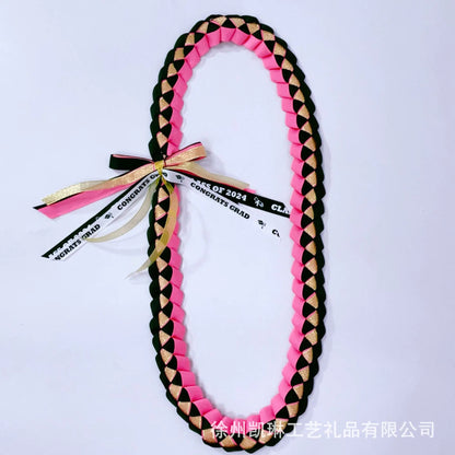 Handmade Graduation Honor Floral Wreath Sash 2024