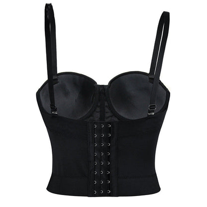 Haut bustier pour femmes Corset dos nu