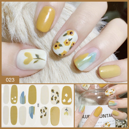 Manufacturer''s Direct Selling Nail Enhancement Sticker Full Paste Ins Japanese