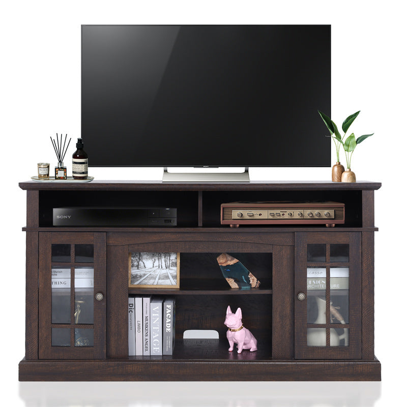 Meuble TV en bois de style vintage pour salon
