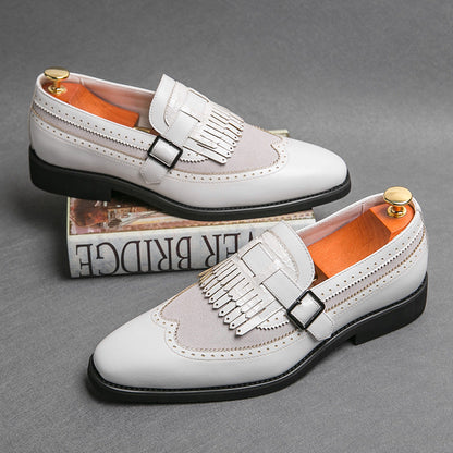 Plus Size Men's Shoes Tassel Trendy Pointed Toe