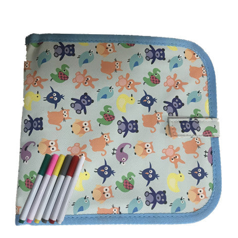 Tableau de dessin portable pour enfants, tableau de graffitis