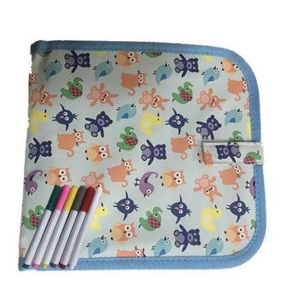 Tableau de dessin portable pour enfants, tableau de graffitis