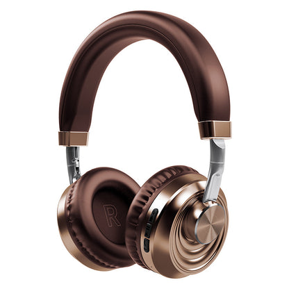 Casque Bluetooth en métal à porter sur la tête