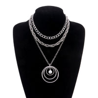 New Product Special-shaped Pearl Necklace Female Versatile Multi-layer Small Hole Chain
