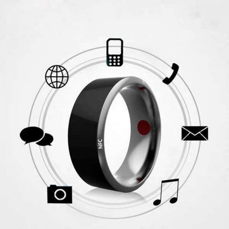 Bague Intelligente Bluetooth Température Solaire Android Sci-Fi Technologie Noire Magique Net Rouge