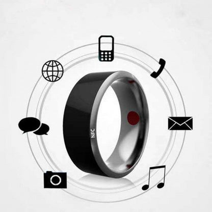 Bague Intelligente Bluetooth Température Solaire Android Sci-Fi Technologie Noire Magique Net Rouge