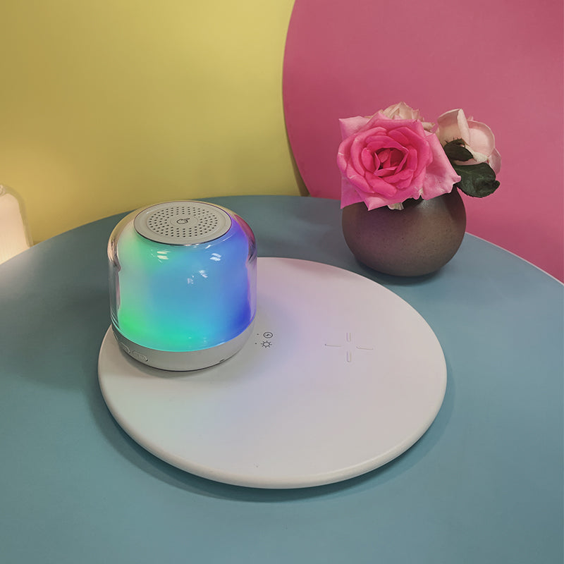 Chargeur sans fil pour téléphone portable audio Bluetooth multifonctionnel