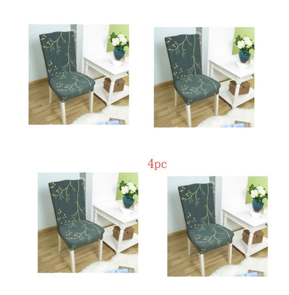 Funda de silla para el hogar, funda de silla de hotel, funda de silla para paquete, funda de silla elástica siamesa, funda de silla de oficina para ordenador