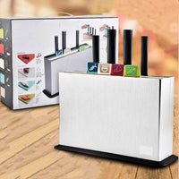 Stainless Steel Gift Knife With Cutting Board Suit