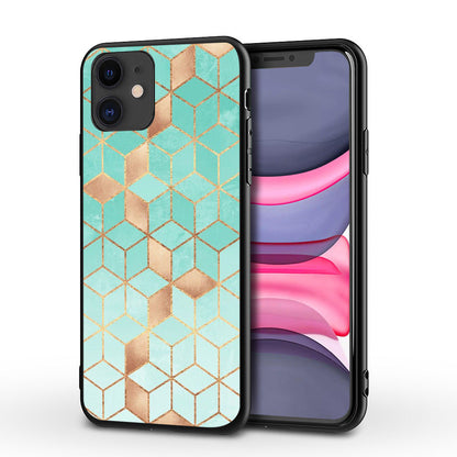Marble Print TPU iPhone Case – 9 Style Options | Drop-Resistant Back Cover | iPhone 5–11