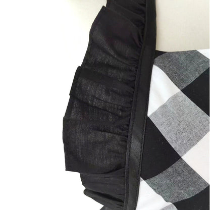 Vintage Plaid Cotton Apron Home Kitchen