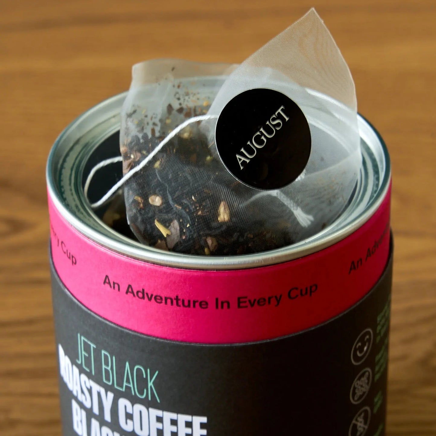 Jet Black Premium Roasted Black Tea – 15 Tea Bags | Deep, Coffee-Inspired Blend