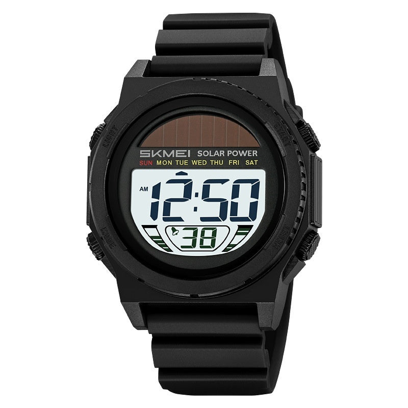 Fashion Solar Multifunctional Waterproof Watch