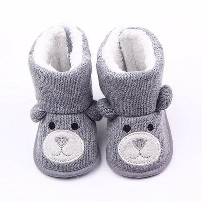 Baby Knitted Fleece Shoes