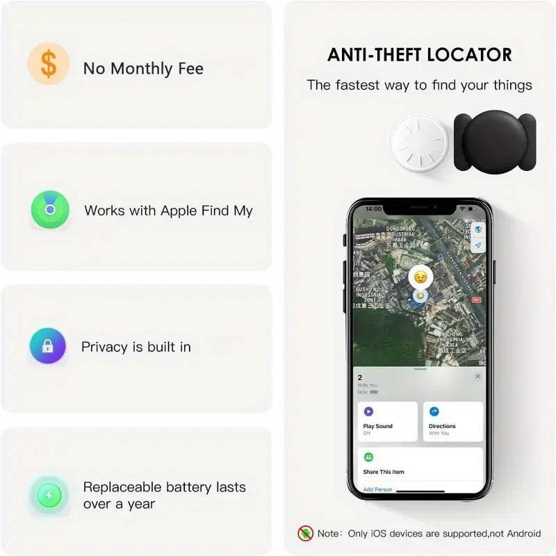 Mini Hidden Car GPS Tracker with Magnetic Case and No Fees Mother's Day Gift – Ideal Mother's Day Gift