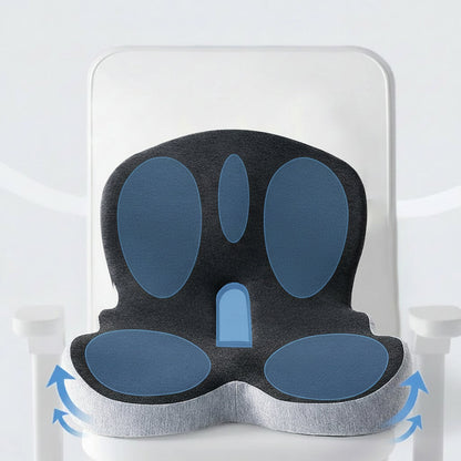 Memory Foam Seat Cushion with Lumbar Support for Office Chair
