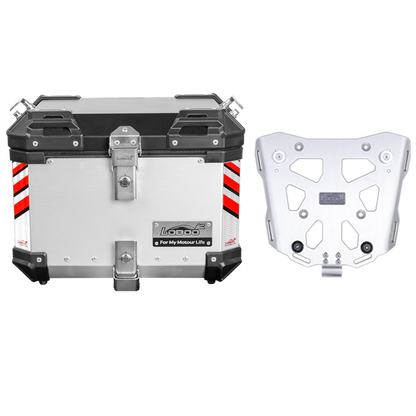 LOBOO Aluminum Side Panniers, Top Case & Mounting Rack System for CFMOTO 800MT (2021-)