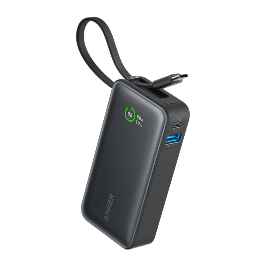 Batería Externa Anker Nano (30W, cable USB-C integrado)