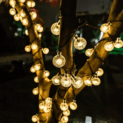Solar Bubble Ball String Lights – Outdoor Waterproof LED Garden & Patio Lights