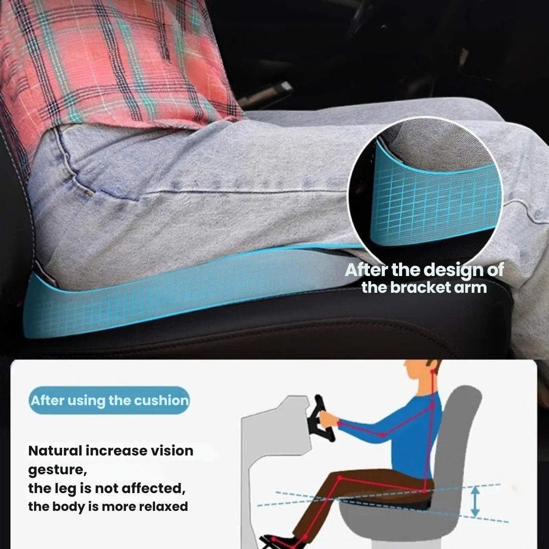 Ergonomic Memory Foam Seat Cushion for Office Chair & Car