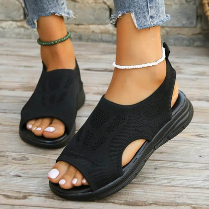 Women’s Orthopedic Mesh Slingback Sport Washable Sandals – Breathable Thick Sole Comfort Shoes