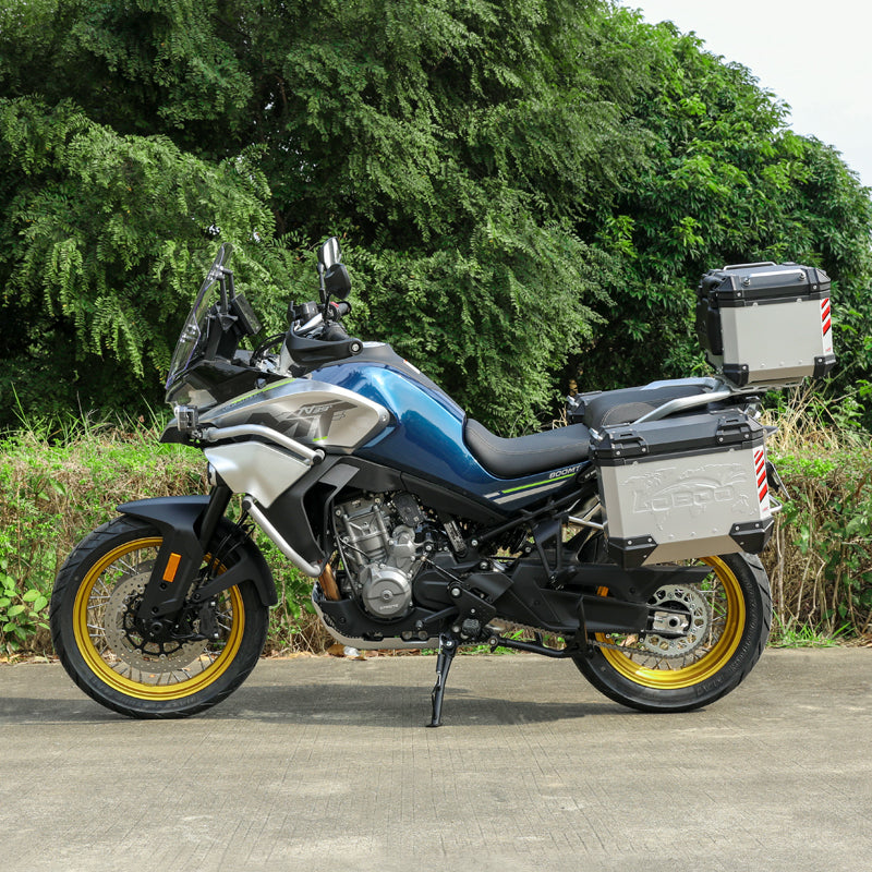 LOBOO Aluminum Side Panniers, Top Case & Mounting Rack System for CFMOTO 800MT (2021-)