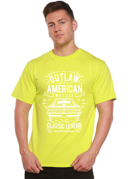 Outlaw American Muscle Spun Bamboo® Men's Bamboo Viscose/Organic Cotton Short Sleeve Graphic T-Shirt