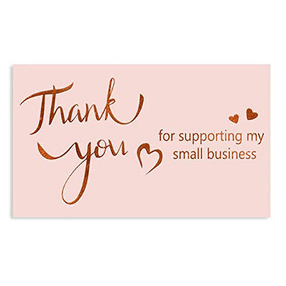 English Holiday Thank You Simple And DIY Creative Greeting Card