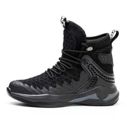 Flying Woven Breathable Protective Safety Shoes Large Size Mens Work Shoes