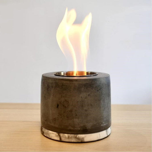 Desktop Decorative Cement Craft Small Fireplace