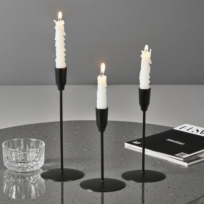 Vintage Dining Table Candle Ornaments Atmosphere