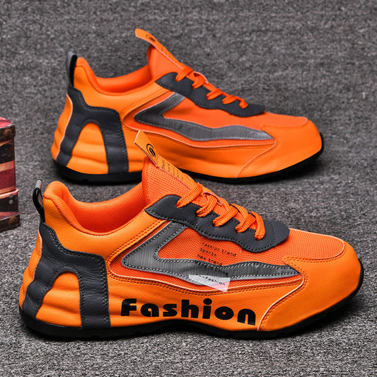 Zapatillas deportivas nuevas de verano para hombre, calzado informal de malla transpirable, zapatos de hombre de suela blanda, zapatillas de padre