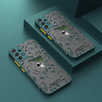 Graffiti Skin Sense S21FE Side View Protective Cover